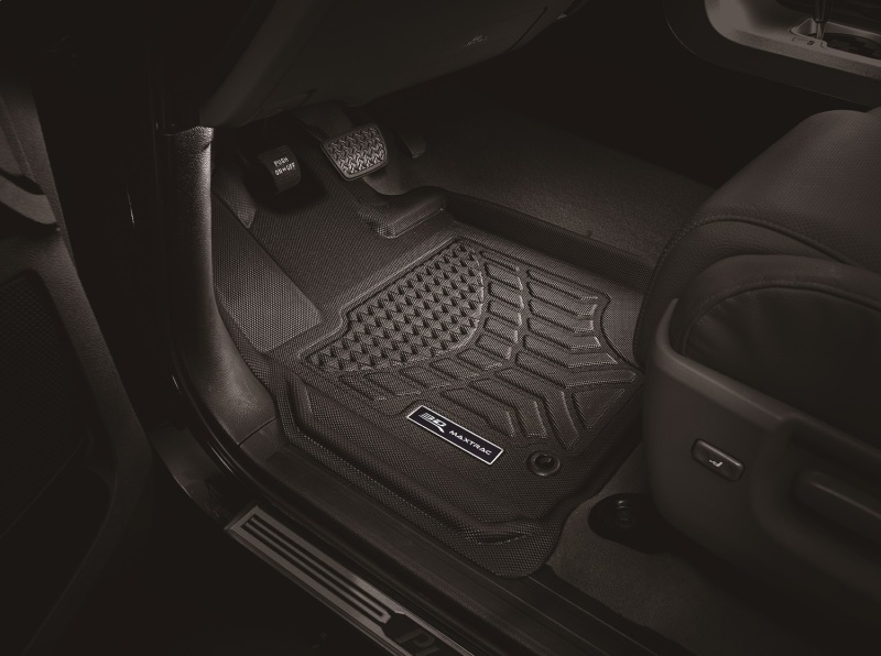 Chevrolet Traverse Floor Mat Set - Front, 2nd Row, 3rd Row - 3D MAXpider - MAXTRAC - Black - `18-`23